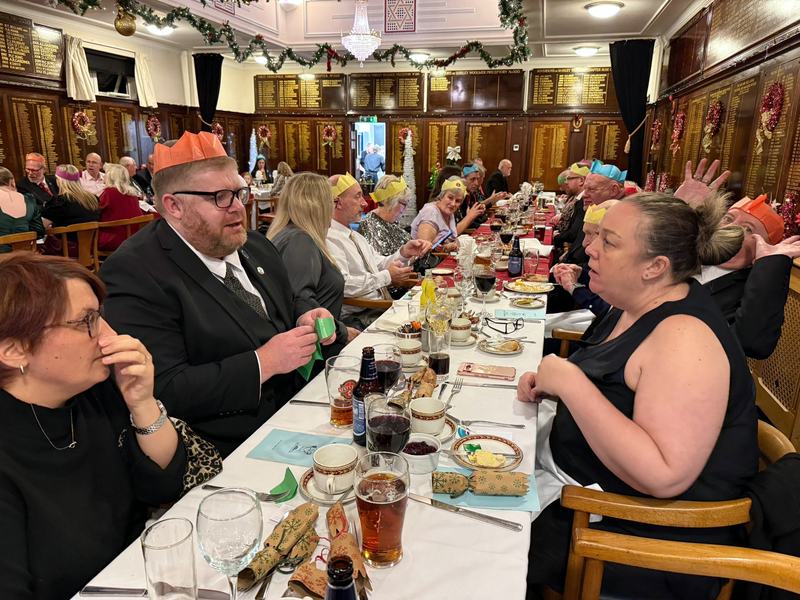 Christmas White Table Festive Board
