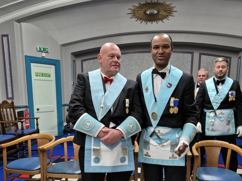 Brethren in lodge